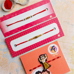 Pearl & Chota Bheem Set of 3 Rakhis - Rakhi Sets to Australia
